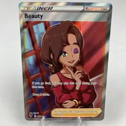 Beauty 181/185 Pokemon Vivid Voltage Ultra Rare Full Art Holo - Image 1