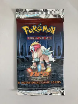 Pokemon Neo Revelation Booster Pack Entei Artwork Brand New Factory Sealed - Image 1