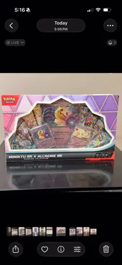 Pokemon Mimikyu ex Alcremie ex Premium Collection Box Sealed - Image 1