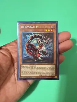 Yugioh Justice Hunters DRACOTAIL MULULU - JUSH-EN005 -1st Ed Collector's Rare NM - Image 3