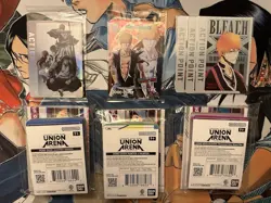 Ichigo Kurosaki Union Arena NYCC2024 foil Promo + foil Action Point + Demo Deck - Image 1