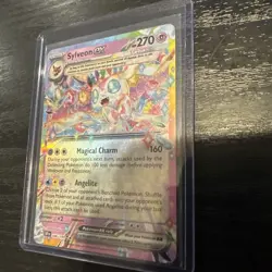 Sylveon ex Full Art Pokemon Card 🔥 NM/MINT HOLO 270HP 📈 FAST SHIP - Image 2