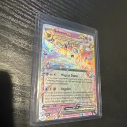 Sylveon ex Full Art Pokemon Card 🔥 NM/MINT HOLO 270HP 📈 FAST SHIP - Image 3