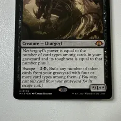 Wizards of the Coast Nethergoyf Modern Horizons 3 Creature Mythic Black Regular - Image 4