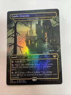 MTG Castle Dracula FOIL Buy a Box Promo #403 Rare - Image 1