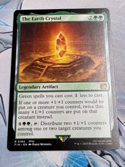 MTG The Earth Crystal English Final Fantasy FIN NM R0184 - Image 1