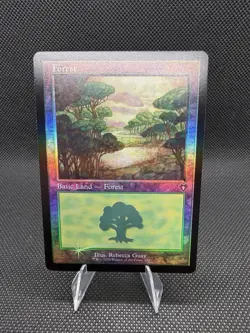 Forest (450) (Retro Frame) Commander Masters Foil - Image 1