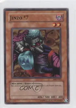 Jinzo #7 (SP) Unlimited YuGiOh Metal Raiders #MRD-035 2002 READ - Image 1