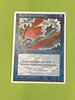 MTG - Magic the Gathering - Fourth Edition (1995) - Blue Elemental Blast - Image 1