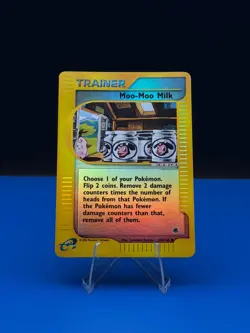 Pokemon TCG Moo-Moo Milk 155/165 Expedition Reverse Holo 2002 - LP - Image 1