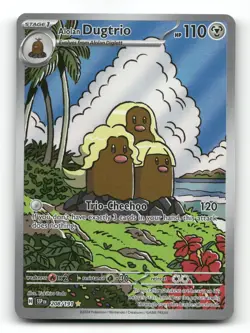 Alolan Dugtrio 208/191 - Surging Sparks - Pokemon Card NM/M - Image 1