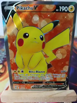 Pikachu V FA 157/172 Strahlende Sterne Deutsch NM Pokemon - Image 1