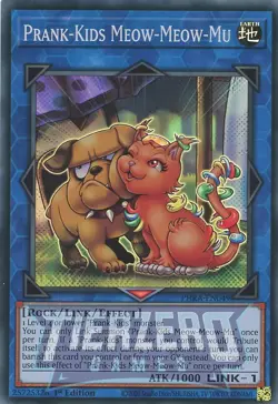 Yugioh Prank-Kids Meow-Meow-Mu PHRA-EN049 Super Rare 1st Edition NM/LP - Image 1