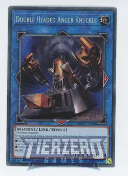 Yugioh Double Headed Anger Knuckle BLHR-EN048 Secret Rare 1st Edition NM/LP - Image 1