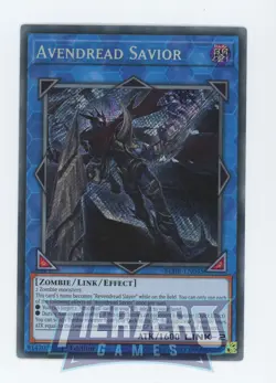 Yugioh Avendread Savior BLHR-EN045 Secret Rare 1st Edition NM/LP - Image 1