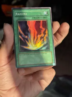 Yu-Gi-Oh! 2002 Raigeki LOB-053 Misprint Error OC Miscut Anubis Unlimited - Image 4