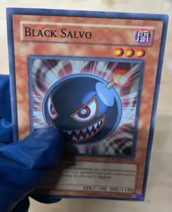 YUGIOH - BLACK SALVO - SUPER RARE - CRMS - UNLIMITED - MP - Image 2