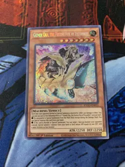 Yugioh Gizmek Uka The Festive Fox of Fecundity ETCO-EN031 1st SECRET (NM) - Image 2