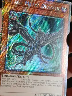 Black Metal Dragon RA04-EN016 Secret Rare 1st Edition Yugioh NM - Image 3