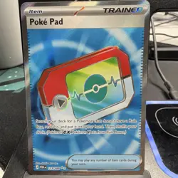 Pokemon Poke Pad Trainer Item Full Art Holo Rare POR 113/088 TCG Card - Image 1