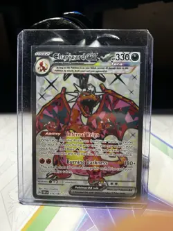 Charizard EX 215/197SV03: Obsidian Flames Holo Card Fresh NM Condition - Image 1