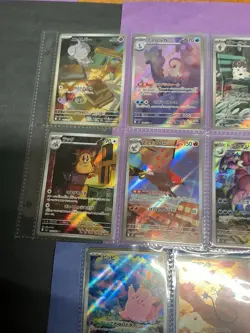 Pokemon Clefairy Rowlet Tyrunt Dedenne Dracovish Holo Japanese Card Lot - Image 2