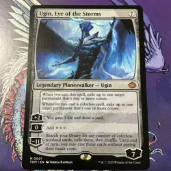 Ugin, Eye of the Storms Tarkir Dragonstorm Non Foil Planeswalker MTG 0001 NM M - Image 1