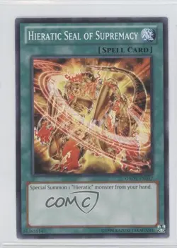 Hieratic Seal of Supremacy Unlimited YuGiOh Galactic Overlord #GAOV-EN057 - Image 1