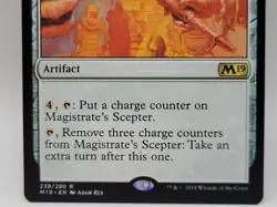 Magistrate’s Scepter M19 Rare MTG Artifact Extra Turn Combo Commander EDH NM - Image 3