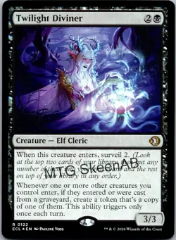 MTG SkeenAB Twilight Diviner FOIL from ECL. NM. - Image 1