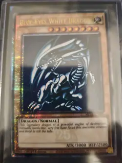 QCR Blue-Eyes White Dragon Dark Magician Quarter Century Yugioh Original Artwork - Image 4