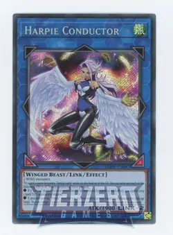 Yugioh Harpie Conductor BLHR-EN047 Secret Rare 1st Edition NM/LP - Image 1