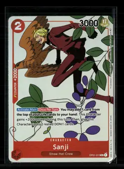 One Piece TCG Sanji One Piece Promotion Cards R OP01-013 - Image 1