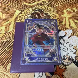 ONE PIECE Luffy-Tarou SP Alt Art ST18-005 SR A Fist of Divine Speed English - Image 1
