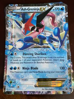 Lot Of 6 Pokemon Oversized Cards Ash-Greninja EX Gx Break Promo Foils 2016-2017 - Image 2