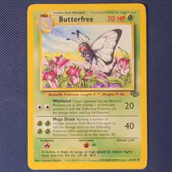 Butterfree 33/64 - Jungle - Uncommon Vintage WOTC Pokemon Card - NM - Image 1