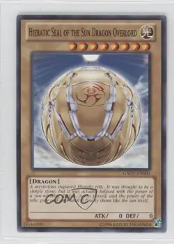 Hieratic Seal of the Sun Dragon Overlord Unlimited YuGiOh Galactic #GAOV-EN002 - Image 1