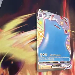 Pokemon Ditto VMAX SV119/SV122 Shining Fates Shiny Holo Rare 320 HP Card - Image 2