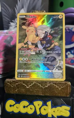 2022 Pikachu & Akari TG05/TG30 Swsh11 Lost Origin Trainer Gallery Holo Nm* Card - Image 1