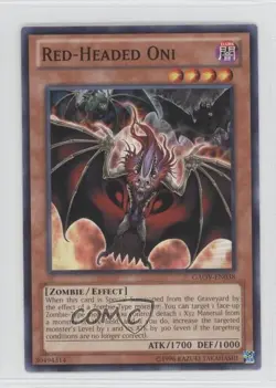 Red-Headed Oni Unlimited YuGiOh Galactic Overlord #GAOV-EN038 - Image 1