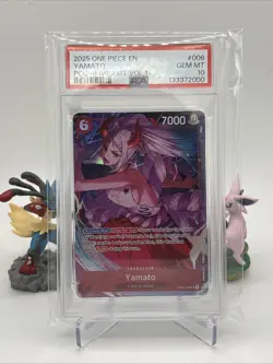 2025 ONE PIECE EB02-006 PREMIUM CARD COLLECTION VOL 1 YAMATO PROMO PSA 10 - Image 1