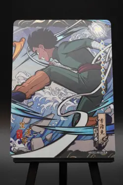 Rock Lee NRZ07-AR-002L4 Tier 4 Wave 7 Naruto Kayou Card NM - Image 2