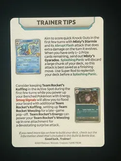 Pokemon Destined Rivals Build Battle Tip Cards Team Rocket Grunts - Image 2