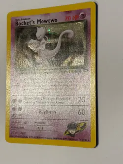 Pokemon Rocket's Mewtwo Gym Challenge 14/132 Holo Card MP - Image 4
