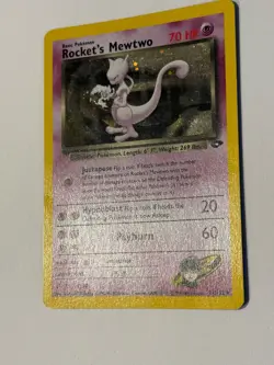 Pokemon Rocket's Mewtwo Gym Challenge 14/132 Holo Card MP - Image 5
