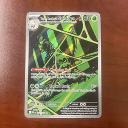 Pokemon TCG Team Rockets Spidops Card 187/182 Destined Rivals Illustration Rare - Image 1
