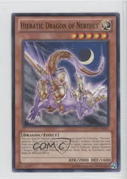 Hieratic Dragon of Nebthet Unlimited YuGiOh Galactic Overlord #GAOV-EN021 - Image 1