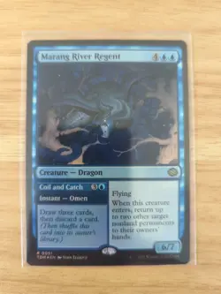 Marang River Regent Coil and Catch - Foil - Tarkir: Dragonstorm #0051 MTG Mag - Image 1
