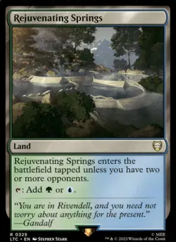 Rejuvenating Springs 325 Commander: The Lord of the Rings: Magic: The Gathering - Image 1