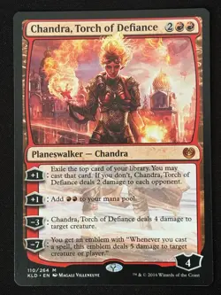 1x MTG Chandra, Torch of Defiance - Kaladesh (KLD) #110 - Magic the Gathering - Image 1
